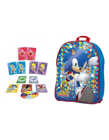 Sonic Zainetto con 2 giochi Carte