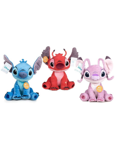 Stitch peluche 20cm e i suoi amici 3 assortiti