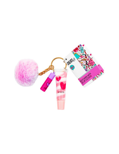 Create it  Set 3 Lipgloss con Portachiavi