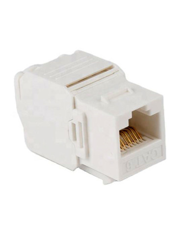 Frutto Keystone RJ45 UTP Cat.6 Tooless Bianco