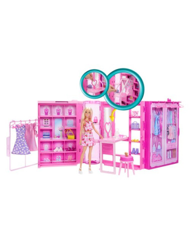 Set bambola Mattel HXD58 BARBIE Armadio dei Sogni