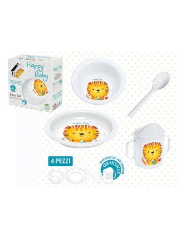 Set piatti bimbo Cosmoplast 270 Happy Baby Assortito