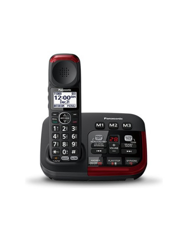 Cordless Panasonic KX TGM420EXB Black e Red