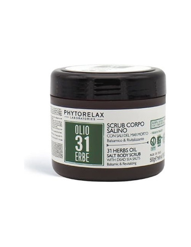 Crema scrub Phytorelax Olio 31 Erbe Corpo Salino 500 Gr