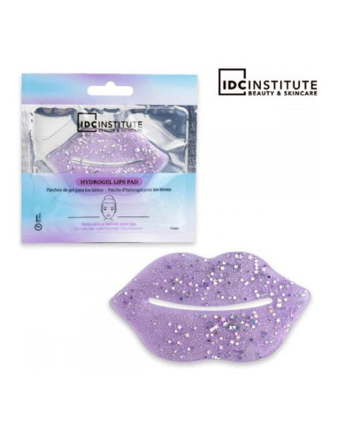 Maschera bellezza Idc Institute Glitter Lip Pads Purple 1 Pezzo