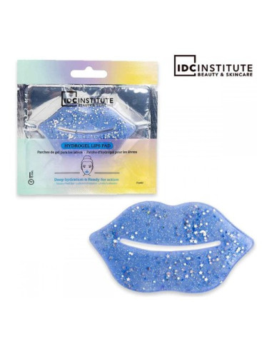 Maschera bellezza Idc Institute Glitter Lip Pads Blue 1 Pezzo