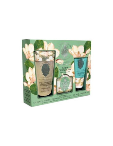 Set bagno La Florentina Rituale Set Acqua Di Magnolia 200 ml + 75 ml +