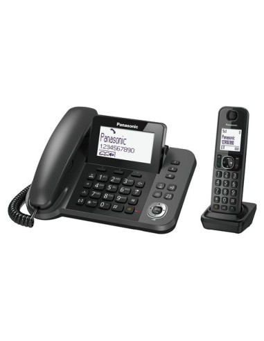 Cordless Panasonic KX TGF310EXM 2in1 Nero