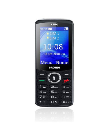 Cellulare Brondi 10276010 KING Dual Sim Nero