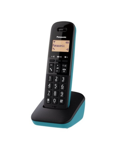 Cordless Panasonic KX TGB610JTC Dect Black e Cyan