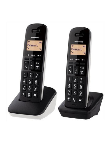 Cordless Panasonic KX TGB612JTW Twin Dect Black e White