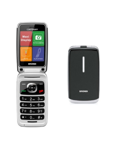 Cellulare Brondi CONTENDER Dual Sim Black e Silver