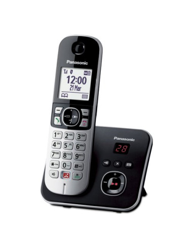 Cordless Panasonic KX TG6861JTB Dect Black e Silver