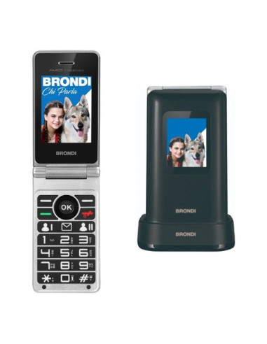 Cellulare Brondi AMICO Prezioso Black metal