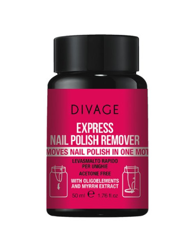 Trattamento unghie Divage Express Nail Polish Remover 50 ml