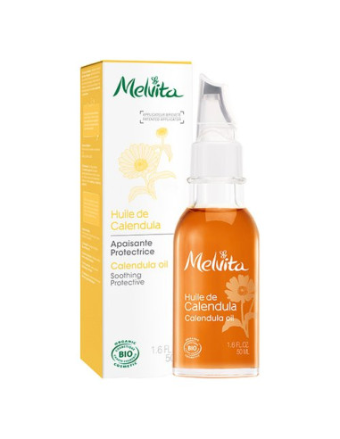 Trattamento viso Melvita Huiles de beautè huile de calendula bio 50 ml