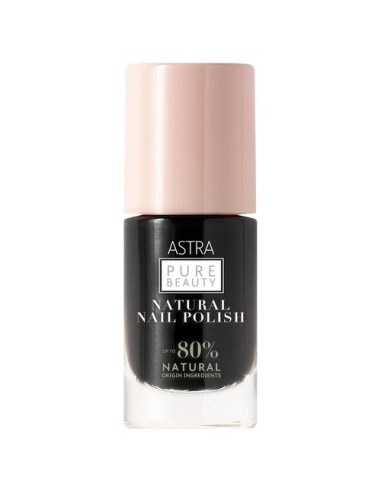 Smalto unghie Astra Pure beauty natural nail polish 16 Black Rice