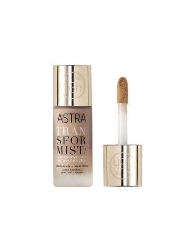 Fondotinta Astra Transformist Foundation + Concealer 02C Shell