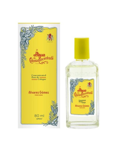 Concentrated Eau de Cologne 80 ml Alvarez Gomez