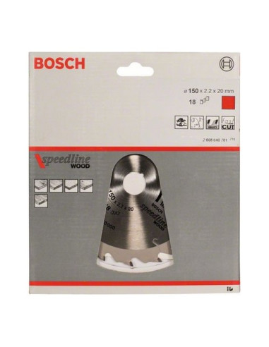 Lama a disco Bosch 2608640781 SPEEDLINE WOOD