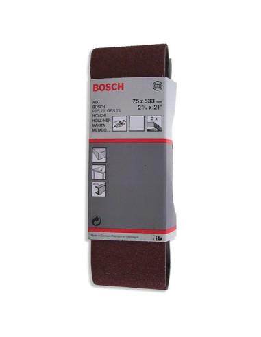 Set nastri abrasivi levigatrice Bosch 2608606070