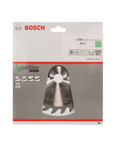 Lama a disco Bosch 2608640592 OPTILINE WOOD