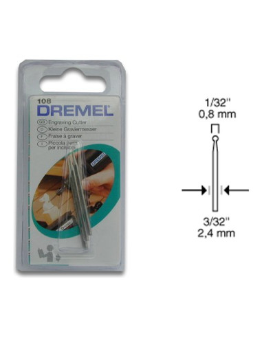 Fresa miniutensile Dremel 2 615 010 8JA 108