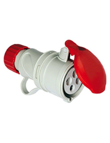 Presa elettrica Fanton 71144 ARGO Rosso e Bianco