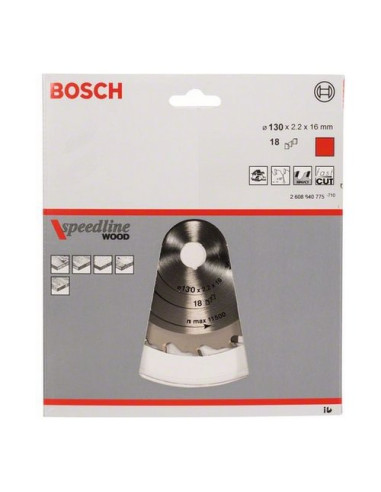 Lama a disco Bosch 2608640775 SPEEDLINE WOOD