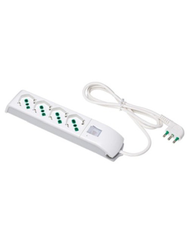 Multipresa tavolo Fanton 410140 FIDO 10/16A Bianco