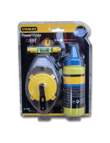 Tracciatore Stanley 0 47 465 Powerwinder + Polvere 115 Gr