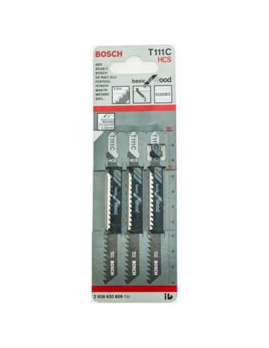 Set lame seghetto alternativo Bosch 2608630808 Per legno T111C