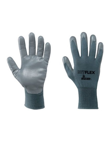 Guanti lavoro Neri 353075 NIT FLEX Grigio