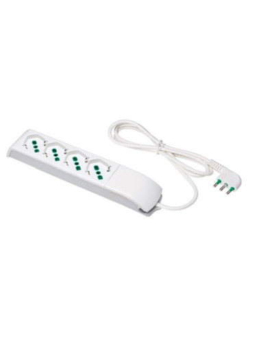 Multipresa tavolo Fanton 410110 FIDO 10/16A Bianco