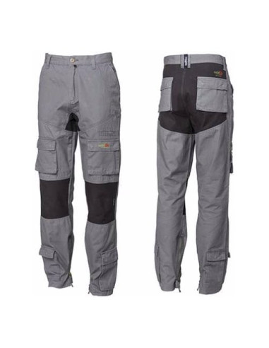 Pantaloni lavoro Issaline 8738 080 M STRETCH ON Grigio e Antracite