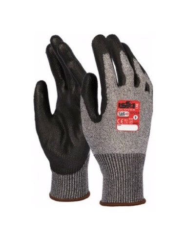 Guanti lavoro Issaline 16 560E CUT CATCH 4D Grigio e Nero