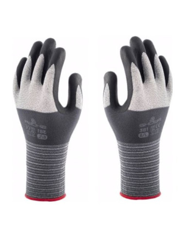 Guanti lavoro Issaline SH381 XL SHOWA GLOVES Bianco e Grigio