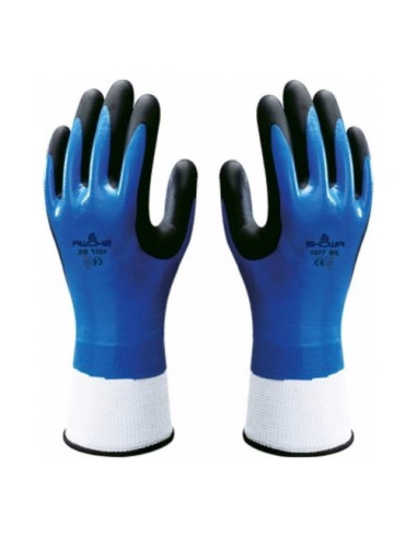 Guanti lavoro Issaline SH377 M SHOWA GLOVES Blu e Nero