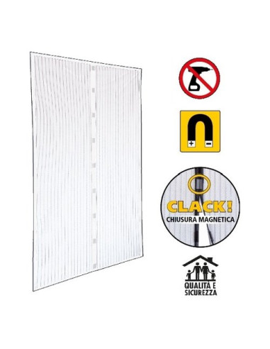 Zanzariera porta IRS IART5303 Bianco