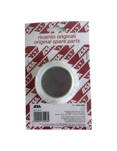 Set guarnizioni e filtro caffettiera Ilsa RCA0202 SLANCIO