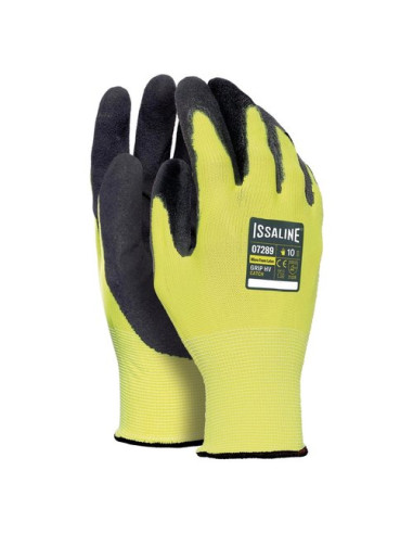 Guanti lavoro Issaline 07289 10 GRIP HV CATCH Giallo fluo