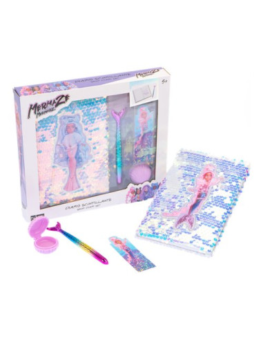 Diario segreti Nice 27003 MERMAZE Set con penna e lipgloss Assortito