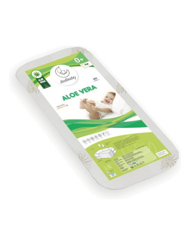 Materasso culla Italbaby 40 5220 Aloe Vera Bianco e Verde