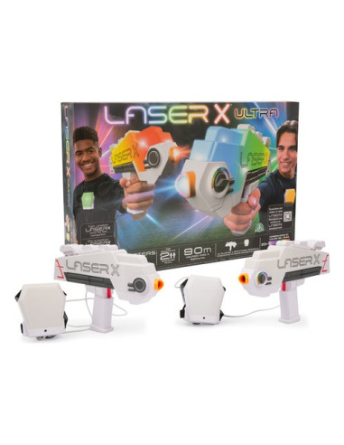 Set arma giocattolo Giochi Preziosi LAE16000 LASER X Ultra Double Blas