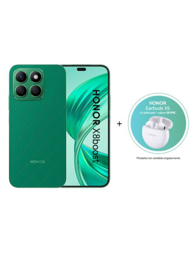 Smartphone Honor X8 BOOST + Earbuds X5 Green 256GB Ram 8GB