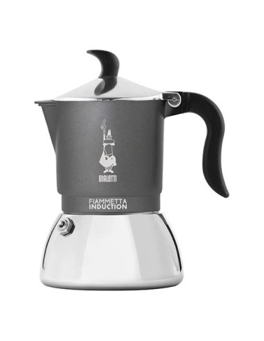 Caffettiera Bialetti 0007148 FIAMMETTA Grigio e Cromo