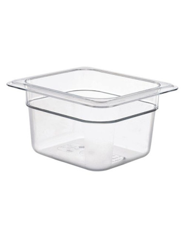 Bacinella alimenti Mod. 1/6 Cambro 64CW135 GASTRONORM Trasparente