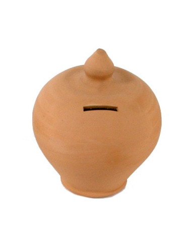 Salvadanaio 3C Casa 002 Tondo Terracotta