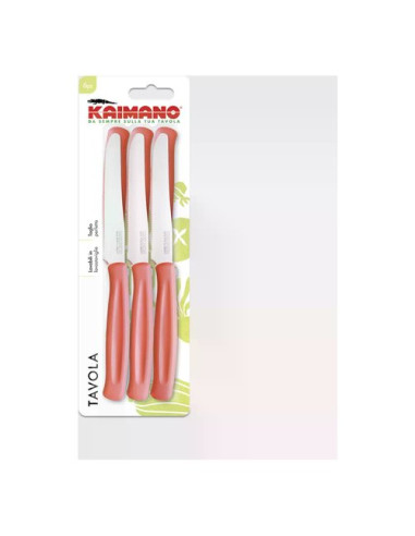 Set coltelli Kaimano 1023400 DINAMIK Lama seghettata Rosso