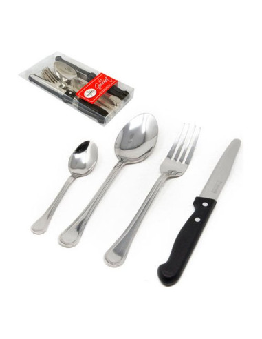 Set posate tavola Marietti 1860 1025LE LENNON Acciaio lucido